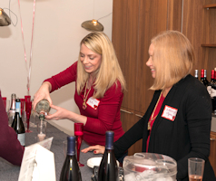 Pouring wine